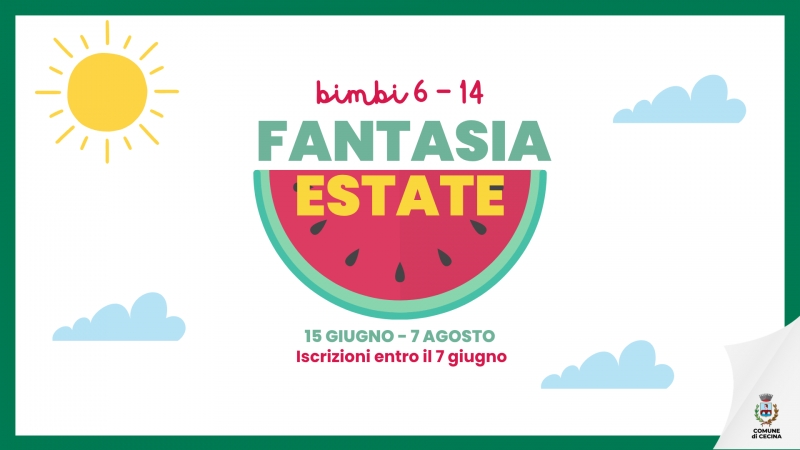 Fantasia Estate: aperte le iscrizioni